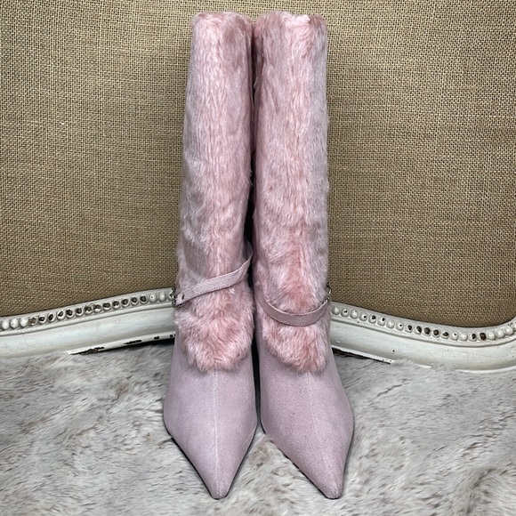 Gabriella Rocha Shoes - Gabriella Rocha•Pink•Faux Fur•Boots
